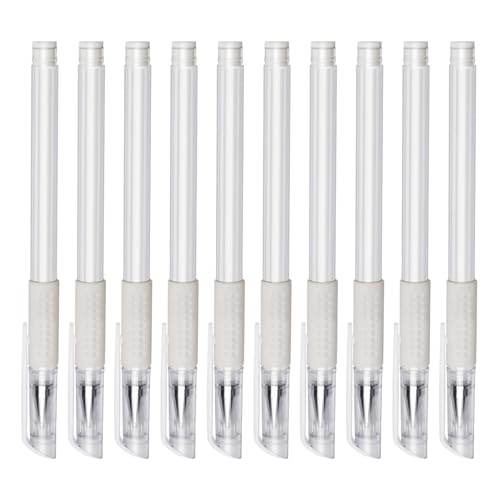 10x/Set Haut Markierung Stift Permanent Make Up Stift Haut Marker Augenbrauen Weiß Marker Stift Haut Marker Positionierung Stift von KAHDGSS