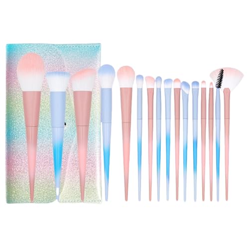 16-teiliges Make-up-Pinsel-Set für das gesamte Gesicht, Lidschatten-Pinsel, Basis-Pinsel-Set, Kosmetikpinsel für Damen von KAHDGSS