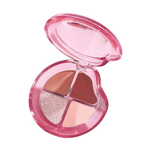 4 Farbe Matte Schimmert Lidschatten Make Up Palette Hochpigmentierte Lidschatten Palette Anhaltende Lidschatten von KAHDGSS