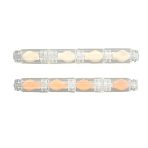 8 x Lidschatten-Schwamm-Applikatoren, wiederverwendbarer Pinsel, Make-up-Applikator-Sticks, Kosmetik-Werkzeug, Make-up-Pinsel, Geschenke, Schwammpinsel von KAHDGSS