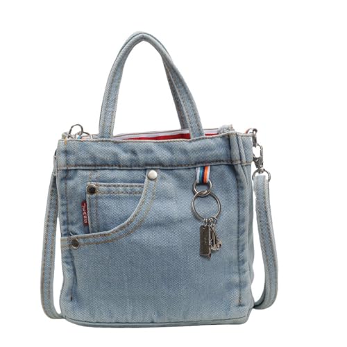 All-Matching Umhängetasche für Damen, Top-Griff, Retro, Crossbody-Trend, Handtasche, gewaschene alte Denims, Messengers, Damen, Crossbody, gewaschen, alte Denims, Schultertasche, tägliche Handtasche All-Matching Umhängetasche für Damen, Top-Griff, Retro, Crossbody-Trend, Handtasche, gewaschene alte Denims, Messengers, Damen, Crossbody, gewaschen, alte Denims, Schultertasche, tägliche Handtasche von KAHDGSS