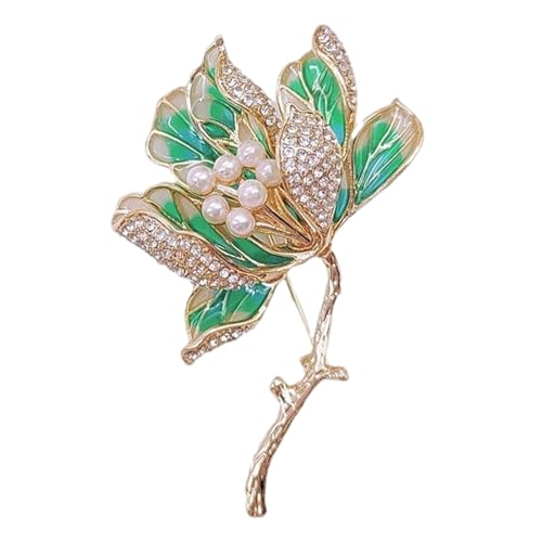 Anmutige Legierung Und Emaillierte Crabapple Brosche Pin Für Frauen Mode Corsage Schmuckzubehör Für Kleider Und Taschen Handgefertigte Blumenstift von KAHDGSS