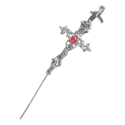 Black Metal Crosses Ohrringe Mit Punk Legierung Gothic Schmuck Leichte Stollen Für Empfindliche Haut Und Musikfestivals Alternative Modeohrringe von KAHDGSS