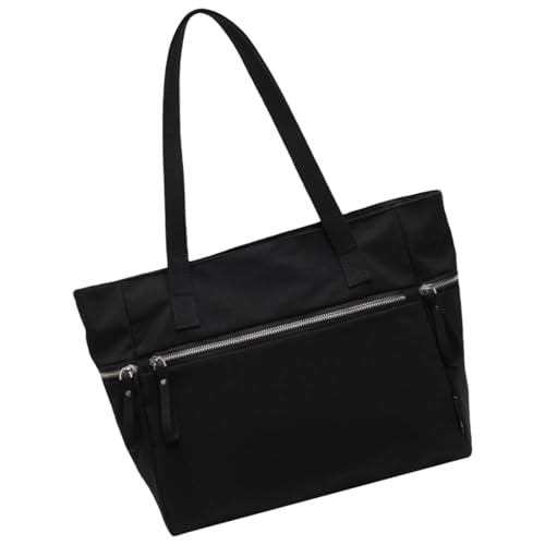 Casual Unisex Canvas Umhängetasche Für College Student Große Kapazität Handtasche Unterricht Und Pendelbuchtbuch Reißverschluss Buch College Student Book von KAHDGSS