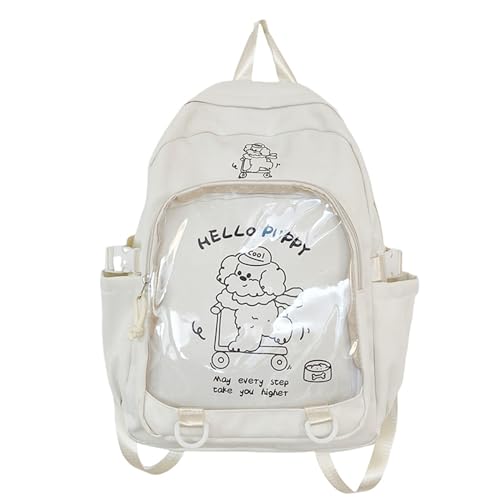 Clear Pin Display Itabag Rucksack Für Teenager Girl Frauen Japanisch Große Kapazität Rucksack School Tasche Freizeitstraße von KAHDGSS