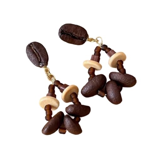 Einzigartige Kaffee Beeren Bolzen Ohrringe Für Mode Enthusiasten Leichte Holzperlen Ohr Anhänger Schmuck Für Tägliche Verschleiß Modern von KAHDGSS
