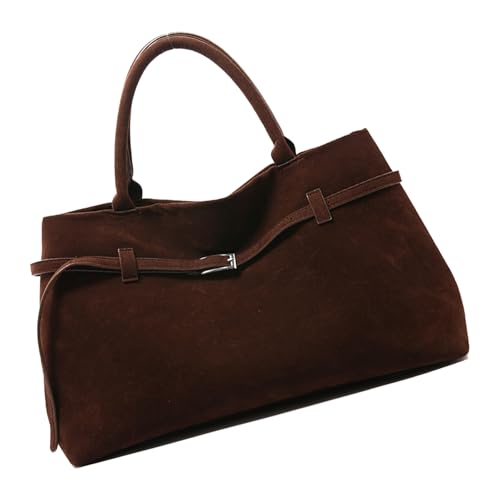 Elegante Frauen Leder Umhängetasche Für Frauen Retro Fashion Satchel Top Für Arbeitseinkäufe Und Reisen Slouchy Handtasche von KAHDGSS