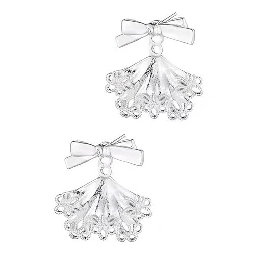 Elegante Spitzenverkleidung Bowknotohrringe Für Frauen Handgefertigt Jeden Täglichen Freizeitstollen Leichtes Accessoire Leicht Bequeme Ohrringe von KAHDGSS
