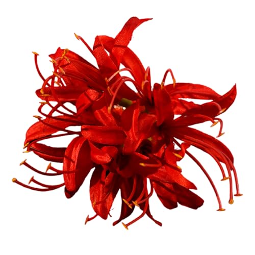 Elegante chinesische Seidenblumen-Haarspange, alte Haarnadel mit langen Quasten für Hochzeit, Brautparty, Haar-Accessoire, antikes Han-chinesisches Haar-Accessoire von KAHDGSS