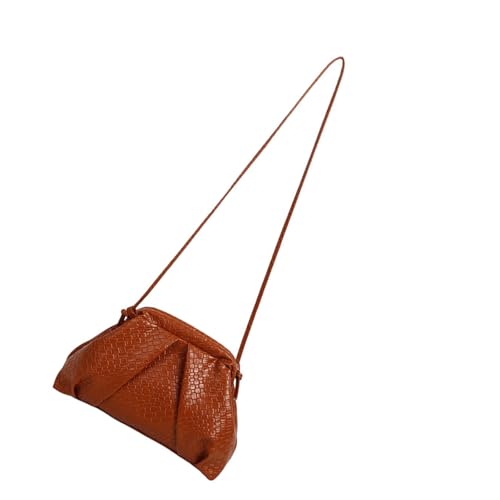 Feste Farb Umhängetasche Verschleiß Resistente PU Crossbody Taschen Achselstätte Mehrere Fächer Bequemer Tragen Gewebter Abendbeutel von KAHDGSS
