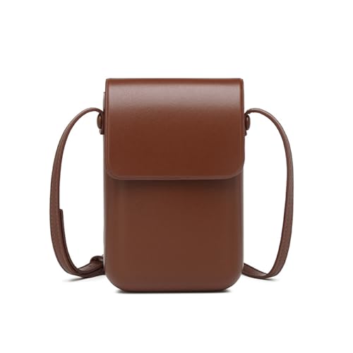 Frauen Mann Handy Umhängetasche Vertikale Messengerbeutel Tasche Telefonbeutel PU Leder Crossbody Für Tägliche Frauen Schulter Vertikales Crossbody Man Telefon Kleines Pendeln von KAHDGSS