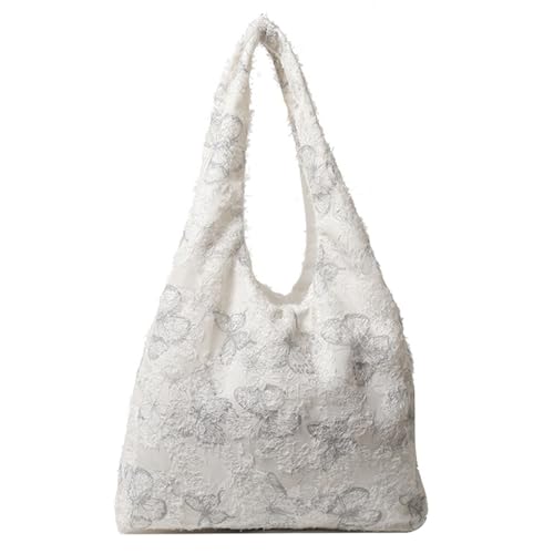 Frauen Modische Schmetterlingsabdruck Umhängetasche Vintage Quasten Große Kapazität Weste Tasche Reisen Freizeit Einkaufshandtasche Große Kapazität Handtasche von KAHDGSS