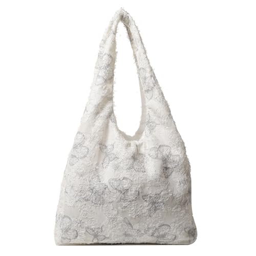 Frauen Modische Schmetterlingsabdruck Umhängetasche Vintage Quasten Große Kapazität Weste Tasche Reisen Freizeit Einkaufshandtasche Große Kapazität Handtasche von KAHDGSS