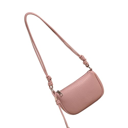 Frauen PU Leder Crossbody Bag Trendy Lässig Schulter Pendeln Einfarbige Messenger Mode Tägliche Frauen Trendy Crossbody Solid Color Schulter PU Leder Messenger von KAHDGSS