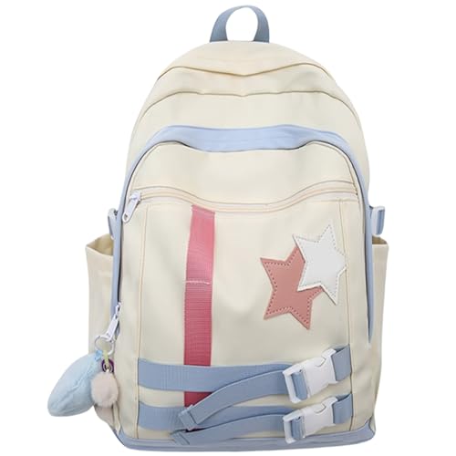 Frauen Reisen Rucksack Schülern School Star Große Kapazität Mädchen Ästhetik Für Tägliche Große Kapazität Für Frauen Mädchen Star Studentenschule von KAHDGSS