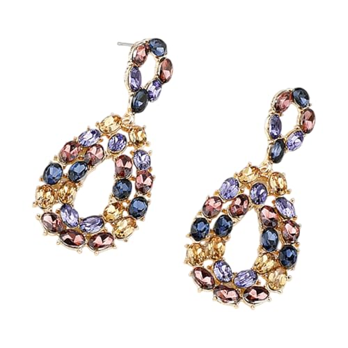 Funkelnde Tränendrop Dangle Ohrringe Zinkes Legierung Hypoallergenen Schmuck Bequeme Verschleiß Accessoire Für Tägliche Anlässe Funkelnde Abendkleidung Ohrringe von KAHDGSS