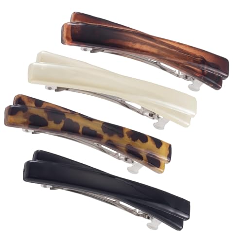 Haarspangen in Leopardenform, stilvolle Haarspangen, einzigartiger Stil, Haarnadel, Reise-Haarschmuck, 4 Stück von KAHDGSS