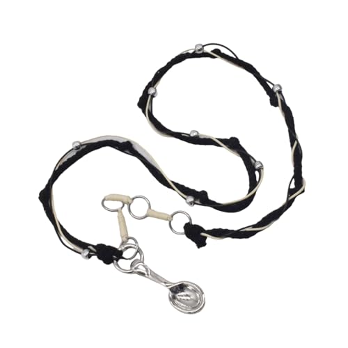 Handgefertigte Geflochtene Seil Halskette Mit Kompliziertem Löffel Anhänger Einzigartiger Schlüsselbeutel Kette Perfekt Für Tägliche Und Lässige Kleidung Bei Beige Geflochtene Kabelkette von KAHDGSS