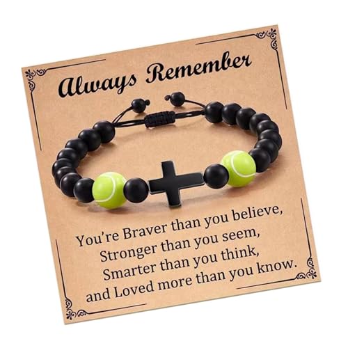 Herren Holzkruzifix Armband Sportstile Handgefertigt Natürliche Holzperlen Schwarze Kabel Casual Athletic Jewelry Geschenk Kruzifix Symbol Athletic Wood Armband von KAHDGSS