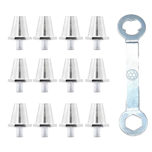 KAHDGSS 12pcs Aluminium Football Boot Spikes Soccer Bolde Ersatzfußball Stiefel Track Schuhe Accessor Ersatz von KAHDGSS