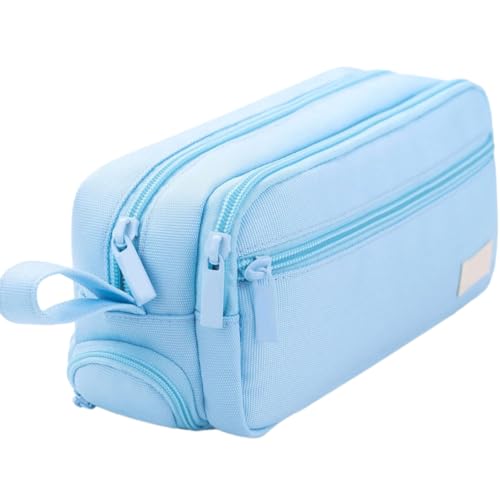 KAHDGSS Ästhetische Bleistiftkoffer Multilayer Stiftbeutel Schulorganisatoren Für Radiergummis Marker Schere Stacher Stiftbox Multilayer Beutel Case Make Up von KAHDGSS