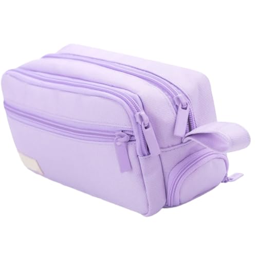KAHDGSS Ästhetische Bleistiftkoffer Multilayer Stiftbeutel Schulorganisatoren Für Radiergummis Marker Schere Stacher Stiftbox Multilayer Beutel Case Make Up von KAHDGSS