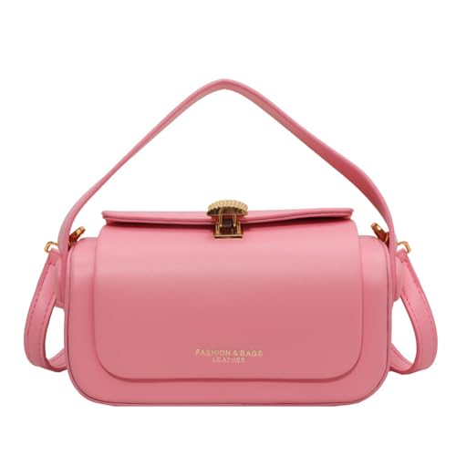 KAHDGSS Anspruchsvolle Damen Satchel Box Taschen Modische Schultertasche Handtasche Leder Crossbody Geldbörse für verschiedene Anlässe Social Event Handtasche, a, One Size von KAHDGSS