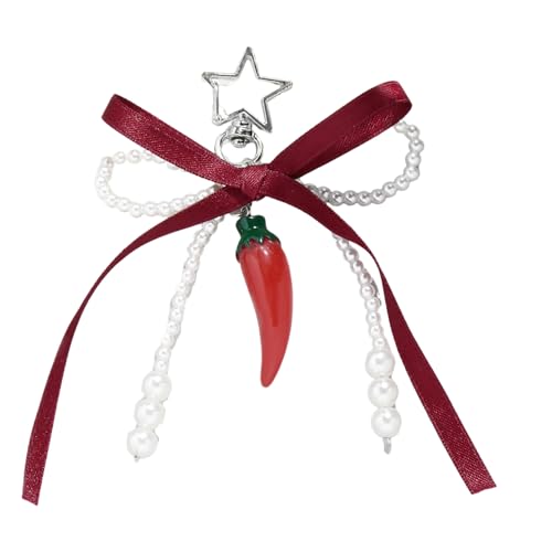 KAHDGSS BOWS Schlüsselbeutel Zauber Für Frauen Geldbeutel Handtasche Rucksack Anhänger Autoschlüsselring Ästhetischer Schlüsselbund Charme von KAHDGSS