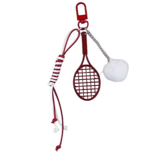 KAHDGSS Badminton Racket Geldbeutel Keychain Charm Bag Accessoires Praktischer Schlüsselring Für Handtaschen Rucksäcke Und Tägliche Verwendung Sportbegeisterter Schlüsselhalter von KAHDGSS