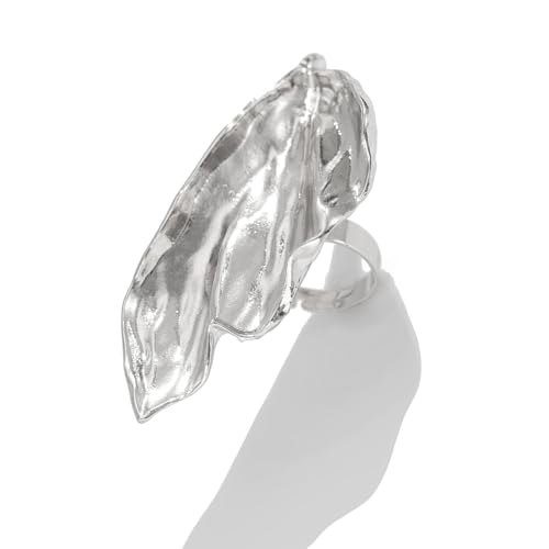 KAHDGSS Blütenverstellbare Ringe Öffnen Von Ringen Blumenfinger Offene Legierungstextur Geeignet Für Verschiedene Anlässe Tragen Offene Legierung von KAHDGSS