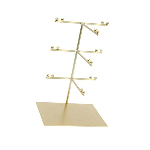 KAHDGSS Brillenhalter Mit Metallrahmen Stilvolle Arbeitsplatte Sonnenbrille Organizer Ständer Brillenlager Und Display Rack Holzbasis Gläser Organizer von KAHDGSS