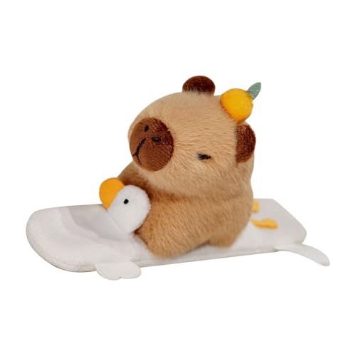 KAHDGSS Capybaras Mit Mandarine Plüsch Armband Spaß Accessoire Für Kinder Kinder Cartoon Foto Requisiten Festival Feier Accessoire von KAHDGSS