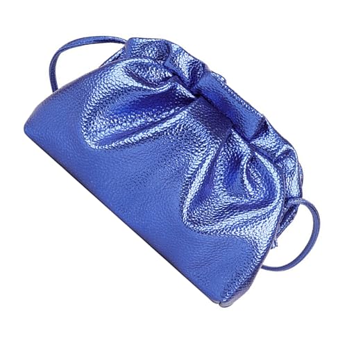 KAHDGSS Casual Recond Bag Cloud Textur Design Falten PU Multi Pocket Organisation Bequemer Verstellbarer Riemen Moderner Cloud Designtasche von KAHDGSS