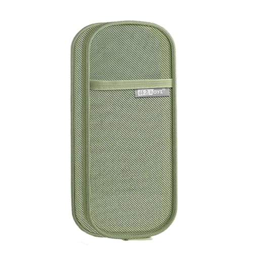 KAHDGSS Clear Pencil Hülle Doppelschicht Bleistiftbox Hochkapazität Stiftbeutel Make Up Pinselhalter Aufbewahrung Für Büroschule Clear Mesh Pen Case von KAHDGSS