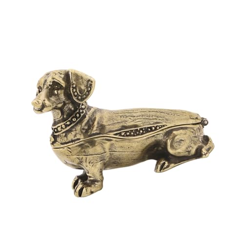 KAHDGSS Dekorative Schmuck Organizer Unterscheidungsfähiger Tierischer Skulptur Geformtes Schatzkasten Sammlerverzierung Für Frauen Eleganter Metallschmuckbehälter von KAHDGSS