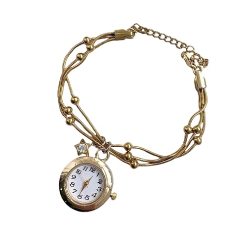 KAHDGSS Delikates Handgefertigtes Fringe Uhr Armband Datenlose Geschenk Für Sie Mit Sicherem Verstellbares Verschluss Jubiläum Geschenk Quasten Armband von KAHDGSS