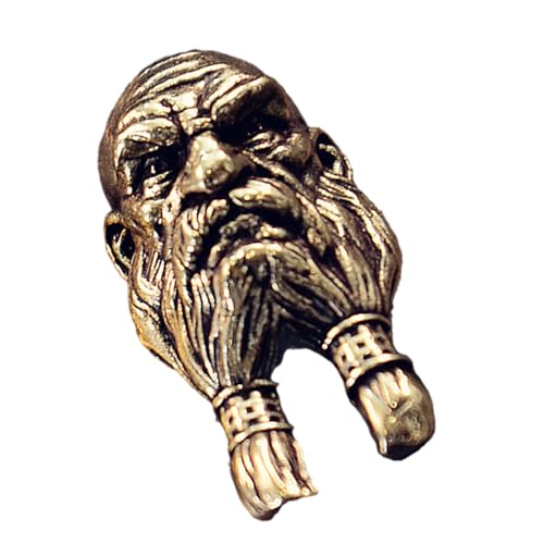KAHDGSS Detaillierte Gravierte Ältere Figur Messing Hanging Ornament Tragbar Für Lernraum Display Messing Vintage Hanging Ornament von KAHDGSS