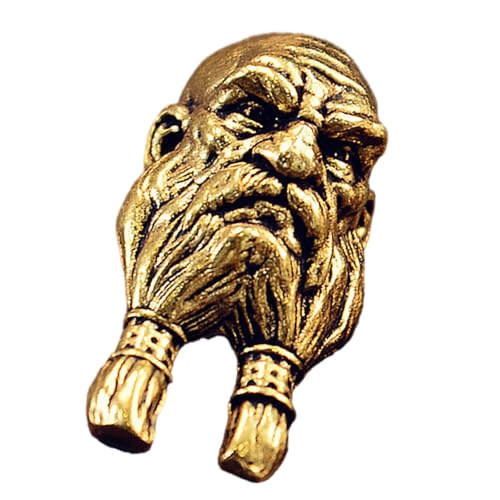 KAHDGSS Detaillierte Gravierte Ältere Figur Messing Hanging Ornament Tragbar Für Lernraum Display Messing Vintage Hanging Ornament von KAHDGSS