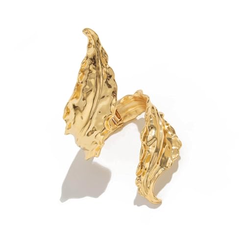 KAHDGSS Elegant Gold Plated Blatt Designs Armbandzubehör Für Frauen Tragbare Und Komfortable Schmuck Statement Stücke Komfortable Armband von KAHDGSS