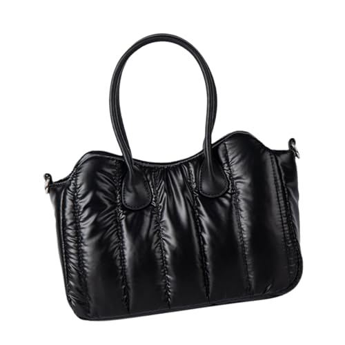 KAHDGSS Elegante Crossbody Tasche Polyester Baumwollpolsterpolsterte Handtasche Pufferbeutel Geräumige Umhängetaschen Zum Einkaufen Und Reiseboten Für Die Modepreis von KAHDGSS