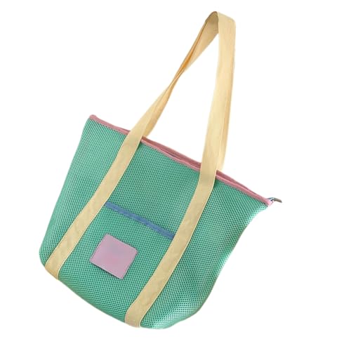 KAHDGSS Faltbares Mesh Beach Bag Leichte Faltbare Umhängetasche Geräumiges Interieur Für Reisen Freien Und Tägliche Verwendung von KAHDGSS