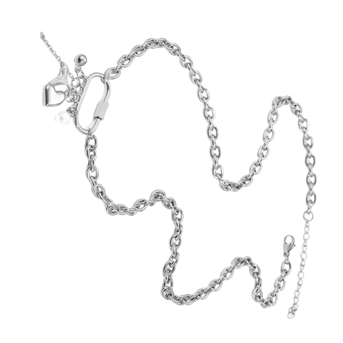KAHDGSS Fashion Forward Multi Charm Kragen Kette Leicht Körperfreundliches Design Trendy Accessoire Für Moderne Outfits Anpassbarer Vintage Stil Neckschmuck von KAHDGSS