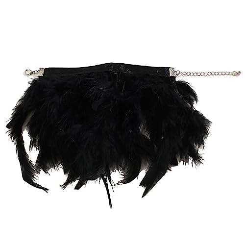 KAHDGSS Feather Slap Armbänder Elegante Manschettengelisten Armbanddekoration Für Halloween Kostüm Cosplay Slap Armbänder Für Frauen Handgefertigte Schmuck Fashion Statement von KAHDGSS