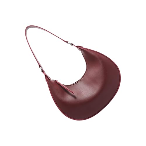 KAHDGSS Frauen Handtasche Feste Farb Achselhöhle Pendelpendel Trendige Schulter PU Leder Achselhilfe Frauen Mode Achsel PU Leder Handtasche Feste Farben von KAHDGSS