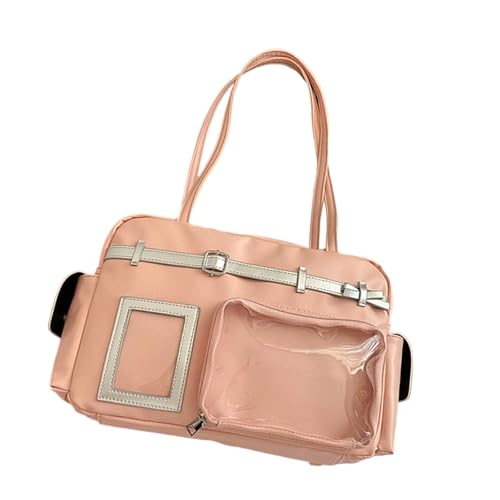 KAHDGSS Funktioneller Rucksack Für Enthusiasten Praktische PU Schulbeutel Umhängetaschen Mit Verstellbarem Riemen Für Tägliche Pendelverkehr von KAHDGSS