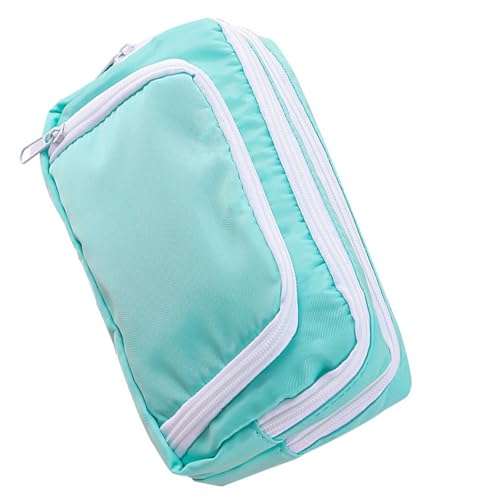 KAHDGSS Große Bleistiftkoffer Hochkapazität Stifthaltertasche 3 Fächer Marker Stift Organisatoren Reisen Beutel Für Jugendliche Erwachsene Student Office Reisebereicher Veranstalter von KAHDGSS