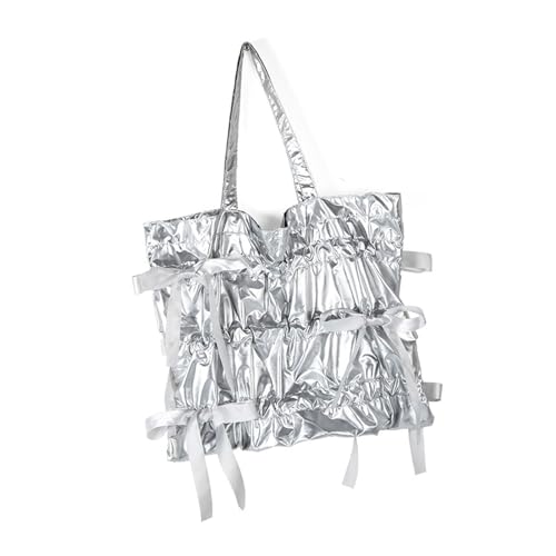 KAHDGSS Großkapazität Handtasche Nylon Umhängetasche Achselhöhle Packung Anspruchsvolle Bögen Und Falten Für Den Täglichen Gebrauch Und Verschiedene Anlässe Alltagstasche von KAHDGSS