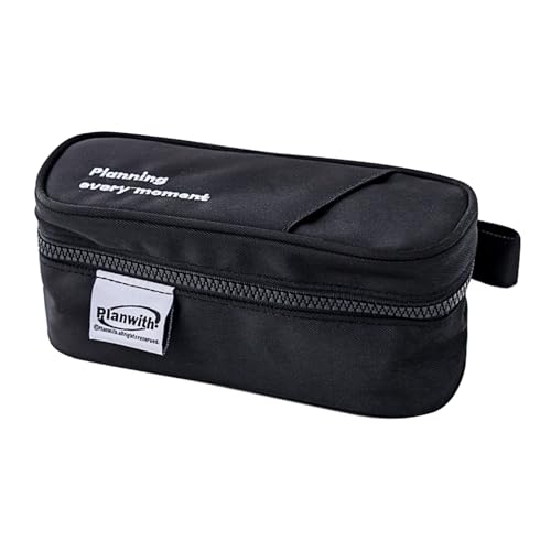 KAHDGSS Großkapazität Stationery Storage Bag Reißverschlüsse Stationery Beutel Student Multifunktionaler Fachbleistift Fall Multifunktionale Organisatoren von KAHDGSS