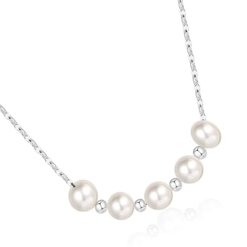 KAHDGSS Handgefertigte Perlen Halskette Perlen Anhänger Halskette Kettenlegungslegierung Textur Multifirtional Wea Geeignet Für Frauenperlen Geeignet von KAHDGSS