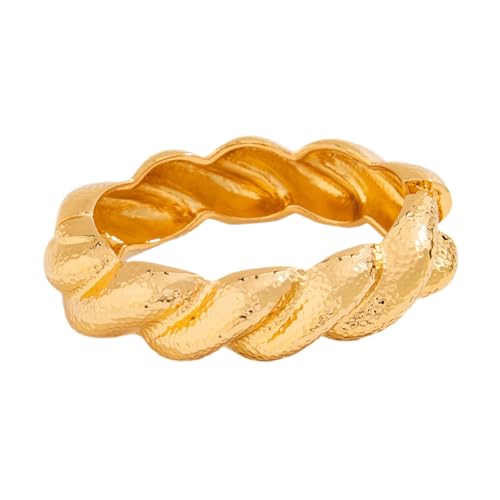 KAHDGSS Hip Hop Unregelmäßige Frühlingsbänder Punk Breite Manschette Geometrische Armbänder Party Schmucklegierung Textur Für Frauen Und Männer Punk Breiten Manschettenschmuck von KAHDGSS